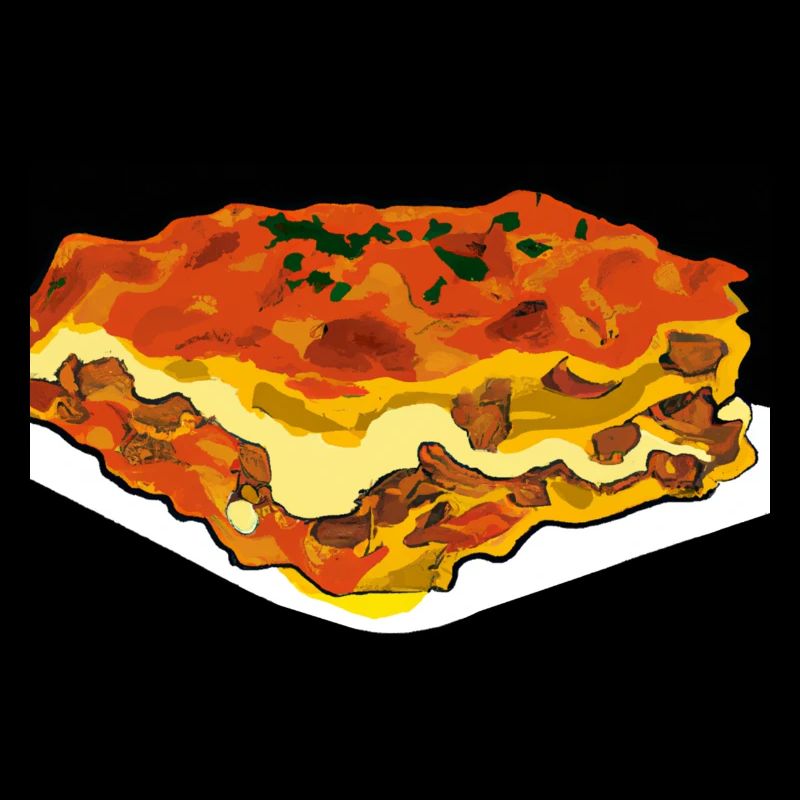 Lasagne Comic Style
