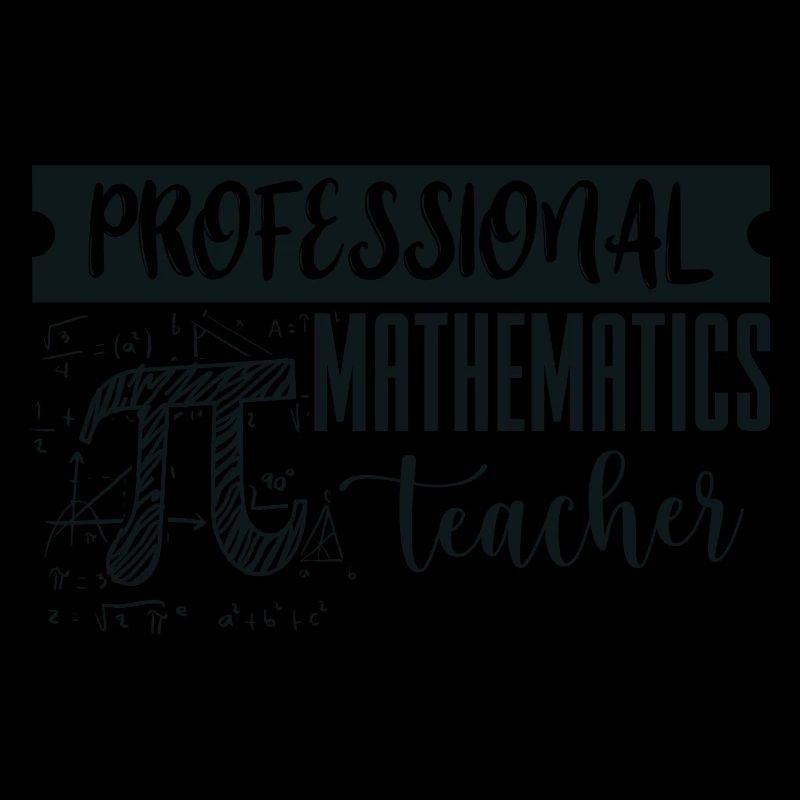 Professioneller Mathematik Lehrer Mathe Design