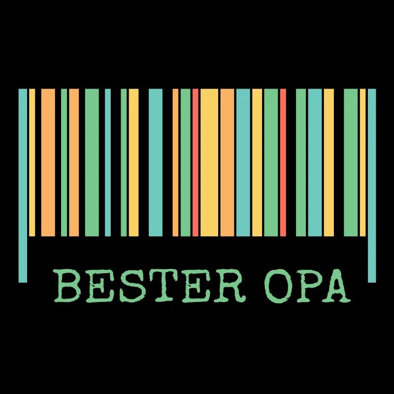 Strichcode Bester Opa