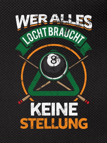 Lustiges Billard Spruch Geschenk