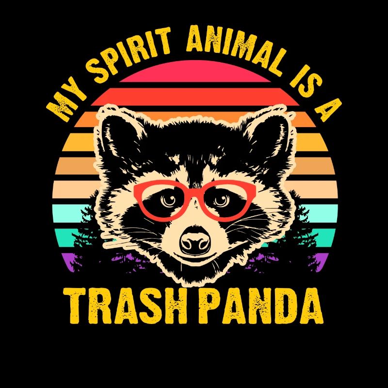 Waschbär Trash Panda