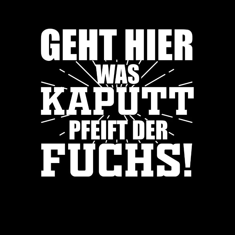 Fuchs lustige Sprüche Geschenk