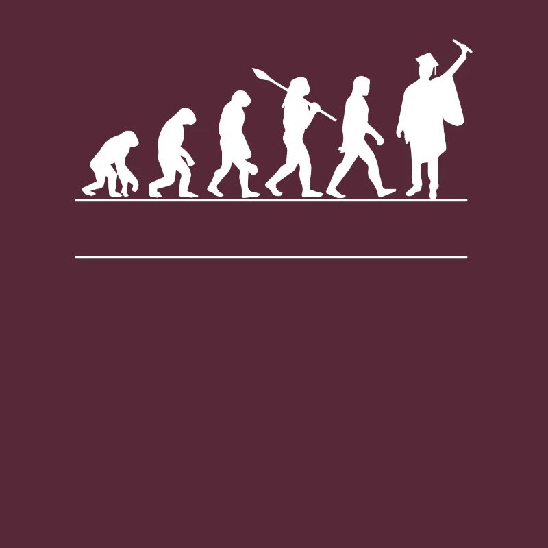 Abitur Evolution lustige Geschenkidee