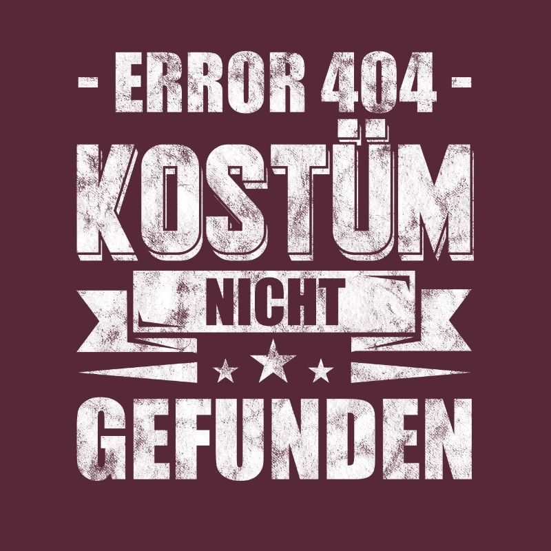 Error 404 Karneval Kostüm Programmierer