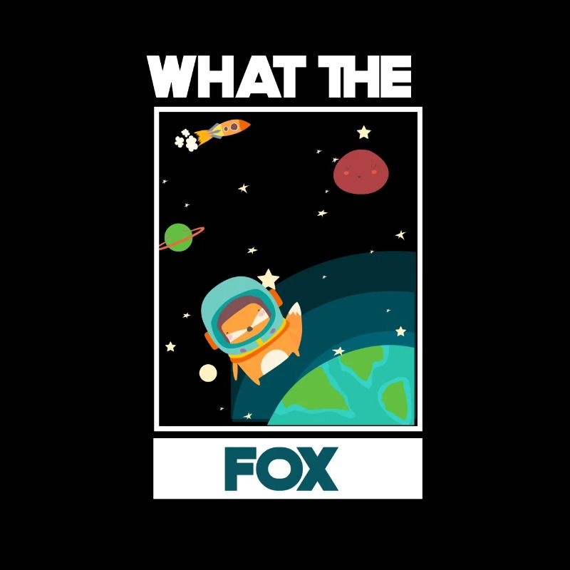 What The Fox / Amazing Fox dans l'espace / astronaute