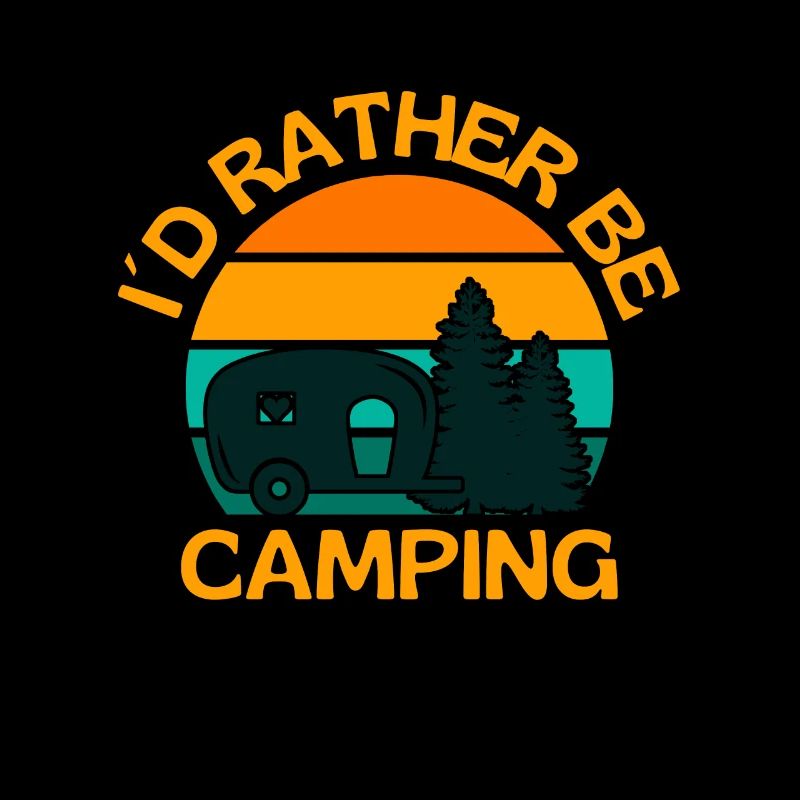 I Would Rather Be Camping Caravan