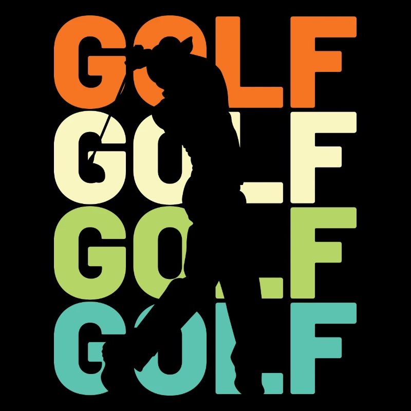 Golf Golfer Retro