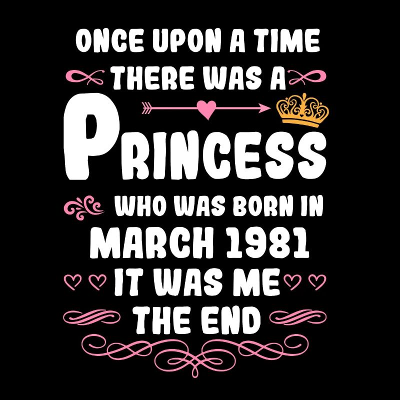 Il était une fois une princesse. Mars 1981 Geburtsta