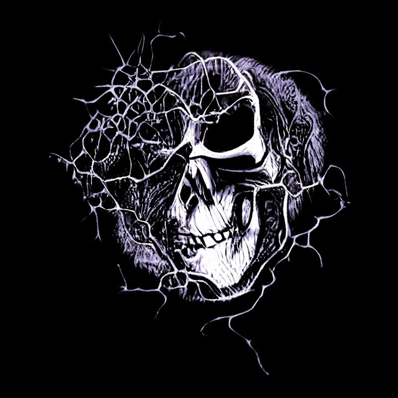 Thunder Halloween Skull