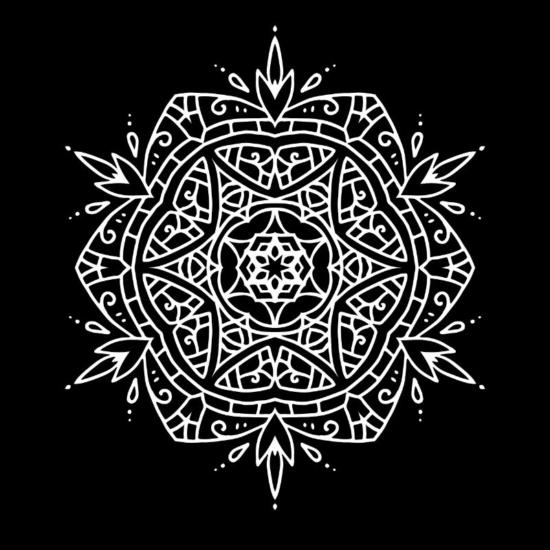 mandala fleuri