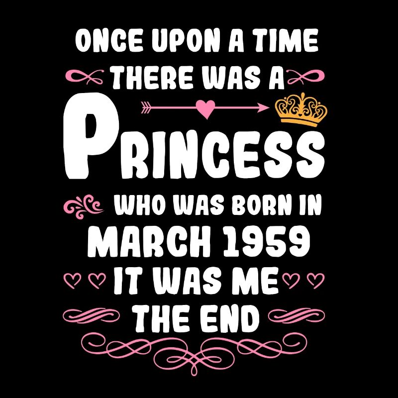 Il était une fois une princesse. Mars 1959 Date de naissance