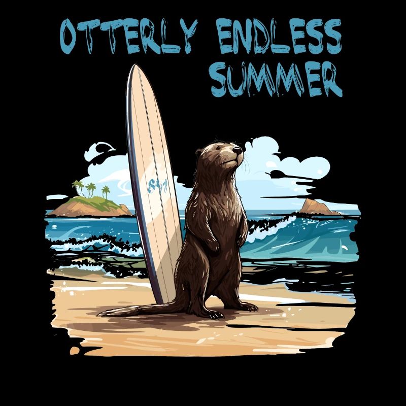 841 Surfender Otter Otterly Stoked Otter 841