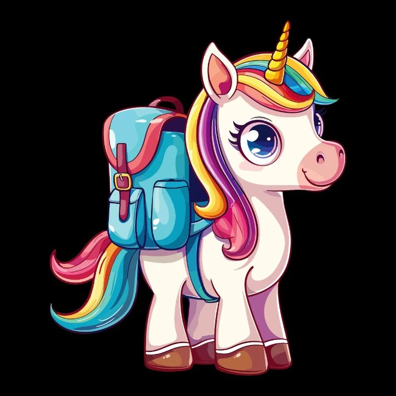 Schule Einhorn Schultasche Einschulung Schüler