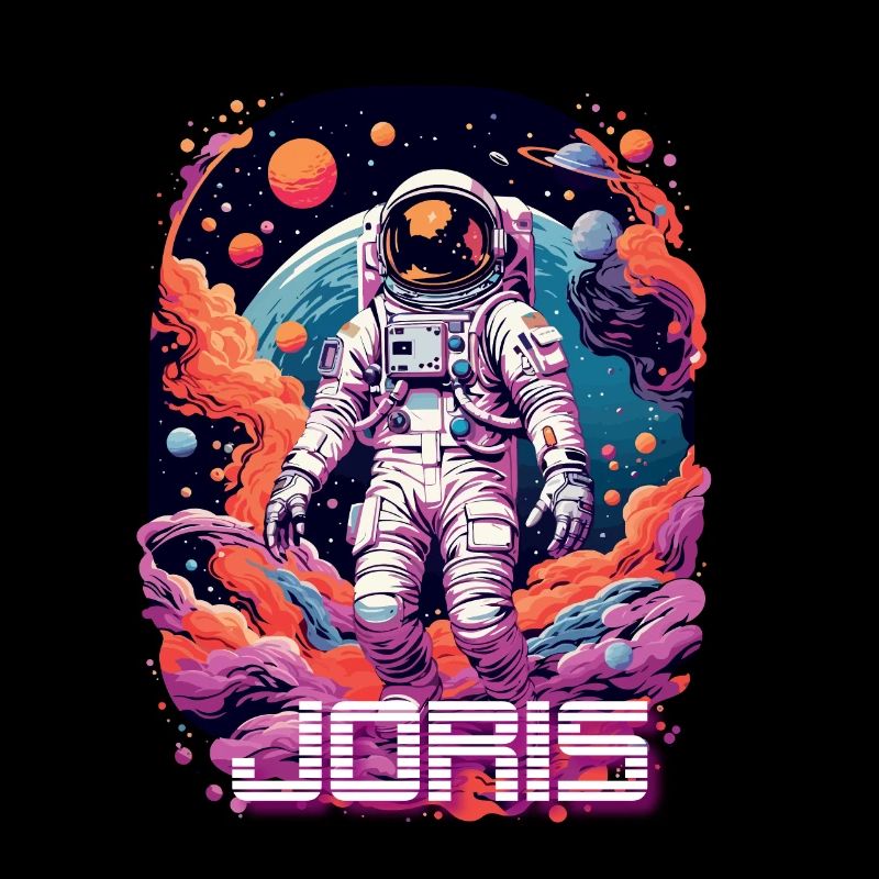 JORIS - Beau prénom de garçon avec astronaute cool