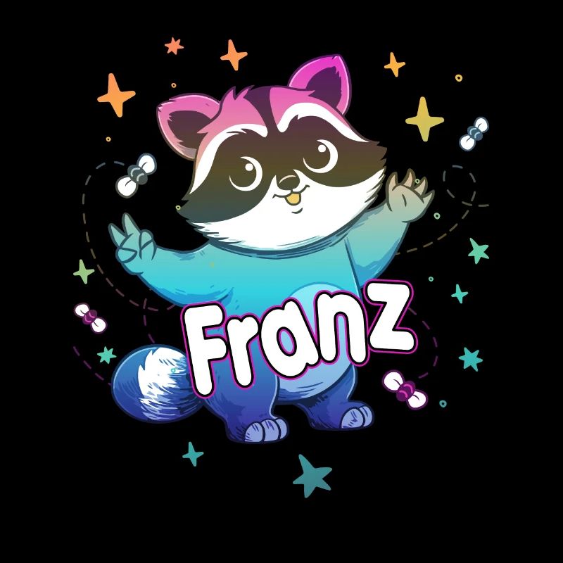 FRANZ - Schöner Jungen Name mit süßem Waschbär