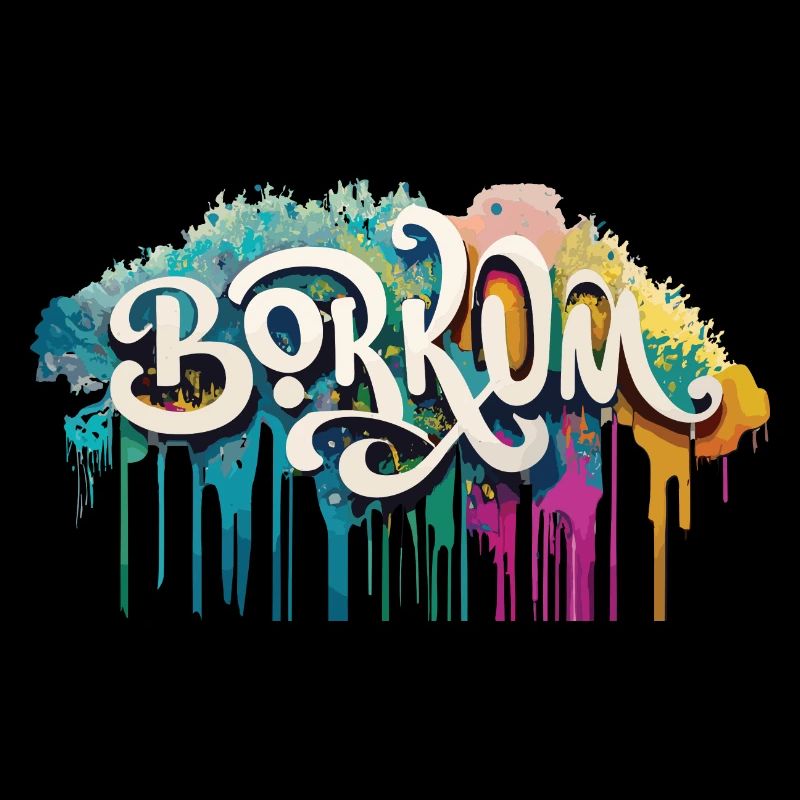 Borkum Graffiti lettrage