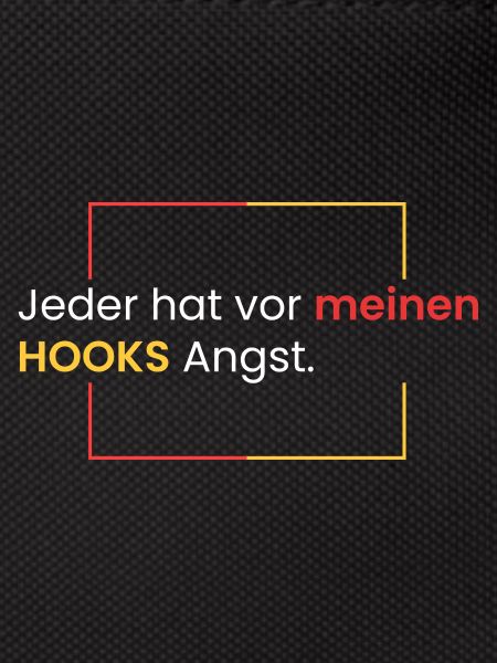 Fear of my HOOKS
