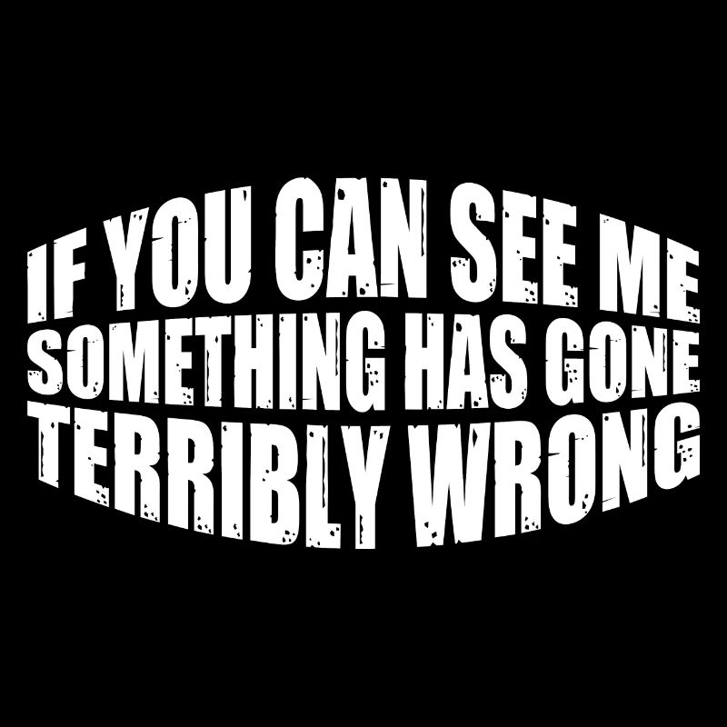 If you can see me, something has gone wrong 12