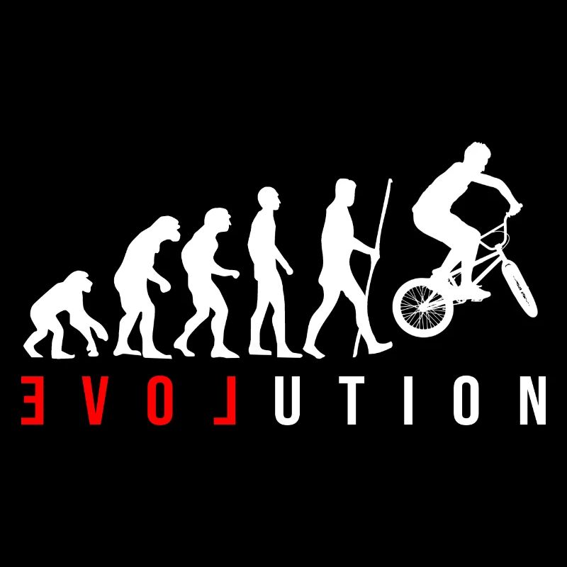 Evolution de l’homme BMX vélo saut trick jump