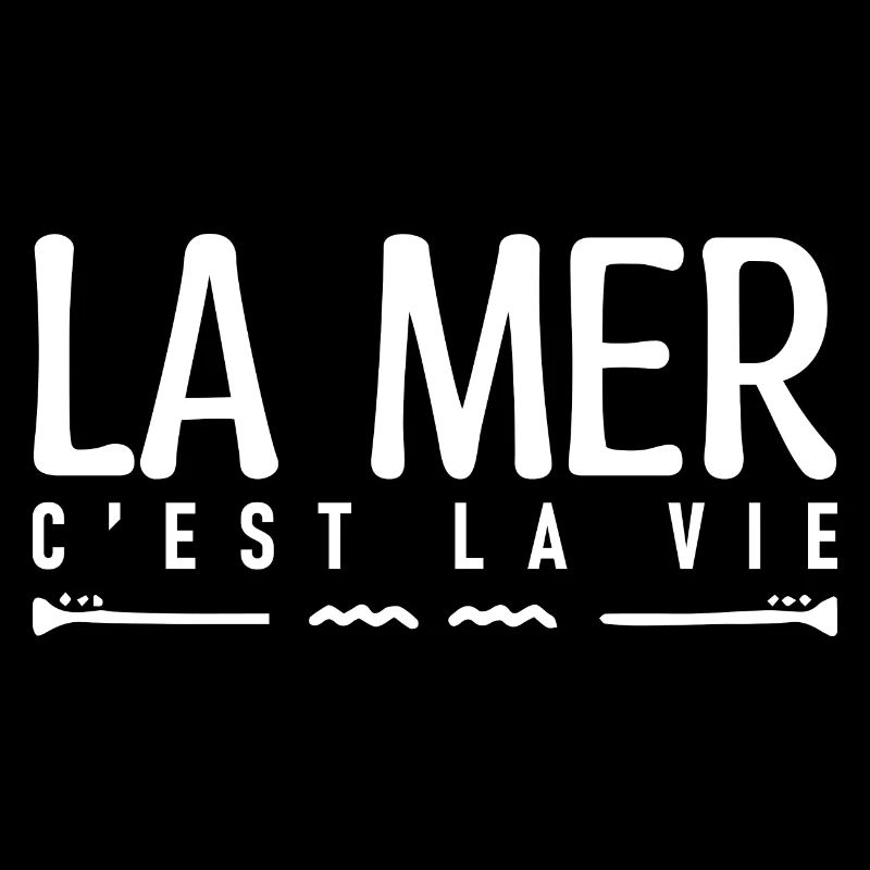 La mer c'est la vie cadeau pour les vacances d'été