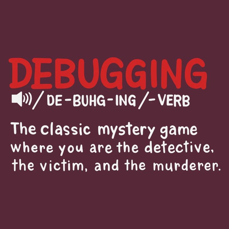 Debugging-Wörterbuch im Stil der Definition