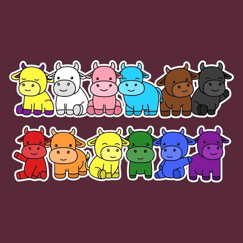 Pride Progress Flag Cow Equality
