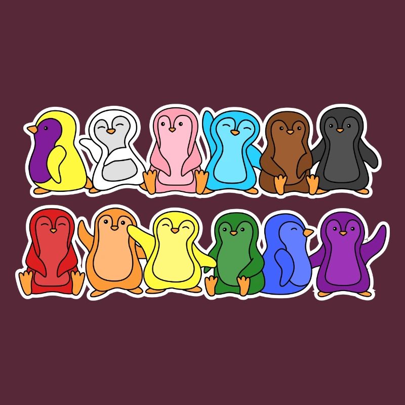 Pride Progress Flag Penguins Equality