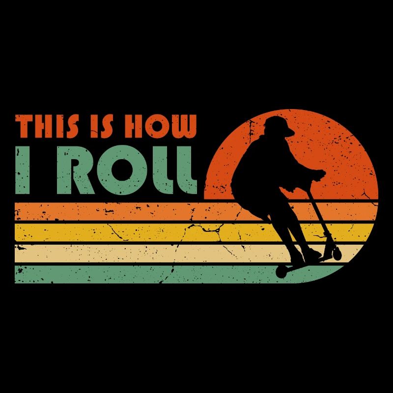 Scooter Scooter Saying Gift Rolls Kids