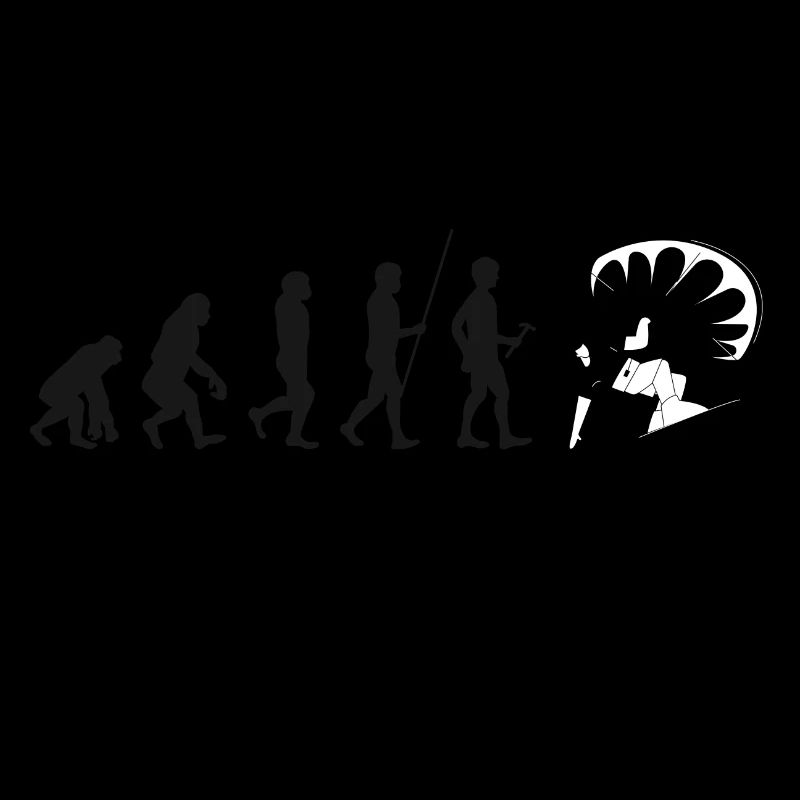 Evolution Vom Affen zum Surfer