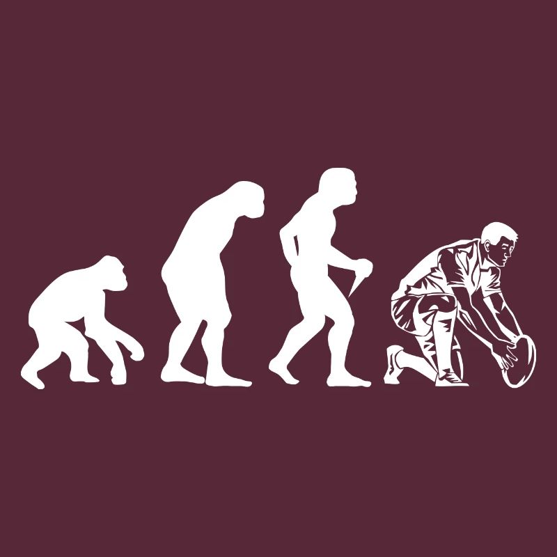 Rugby Evolution - from monkey to rugby player