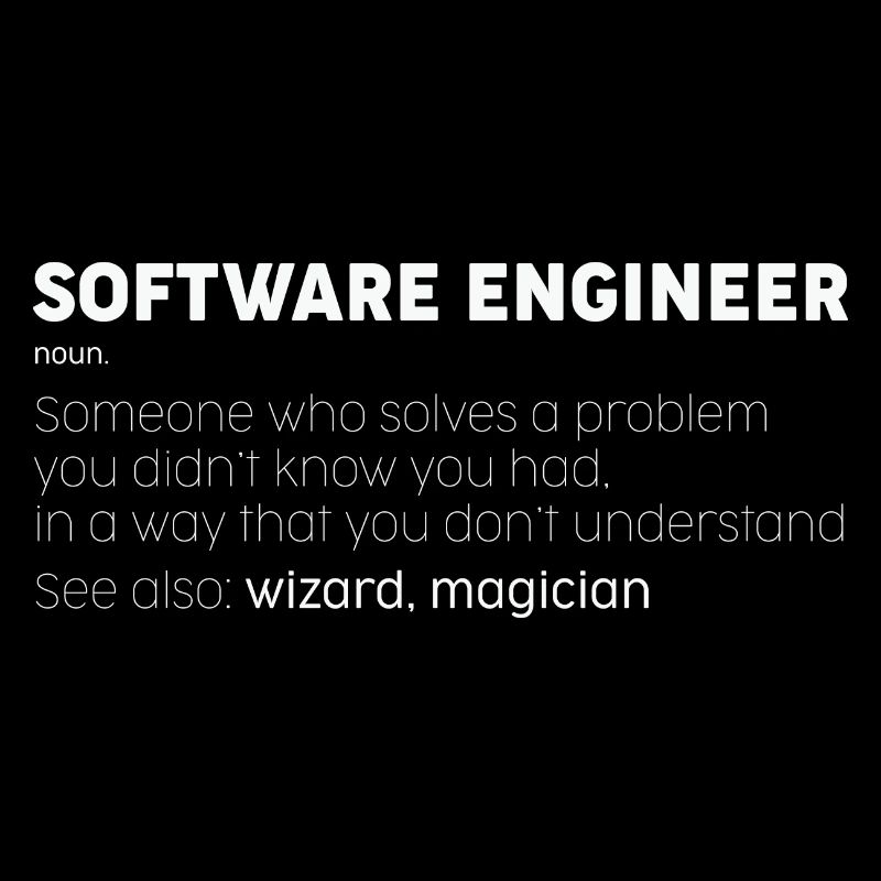 Software Engineer Noun Funny Programmer