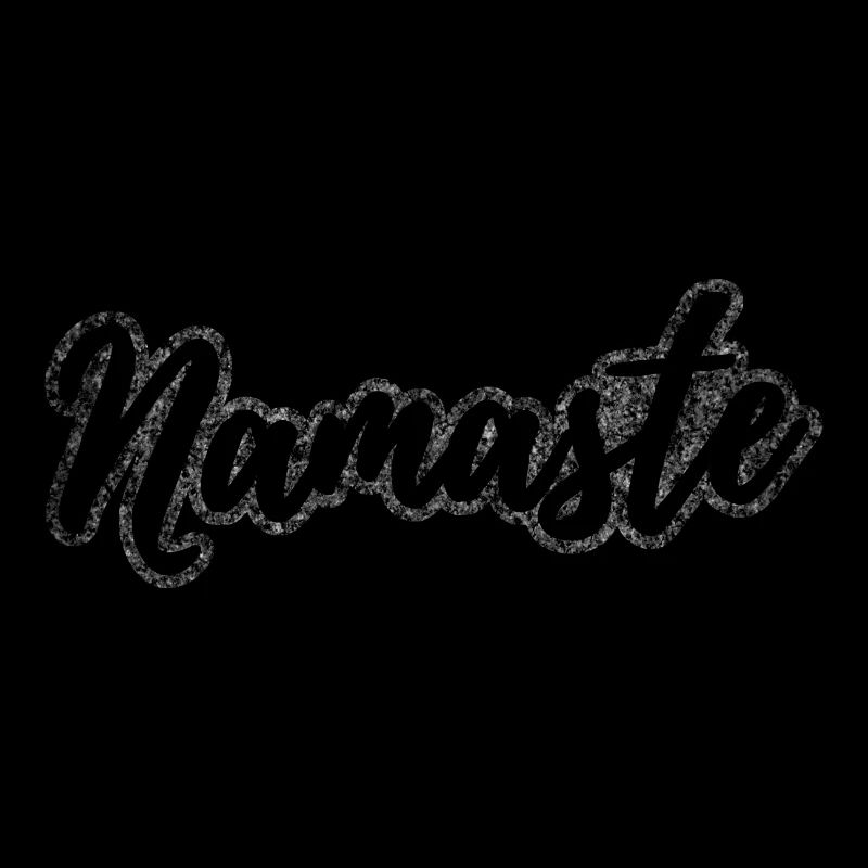 Namaste Black (Distressed)