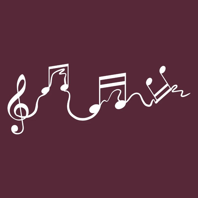 Musiknoten Sänger oder Performer Gift