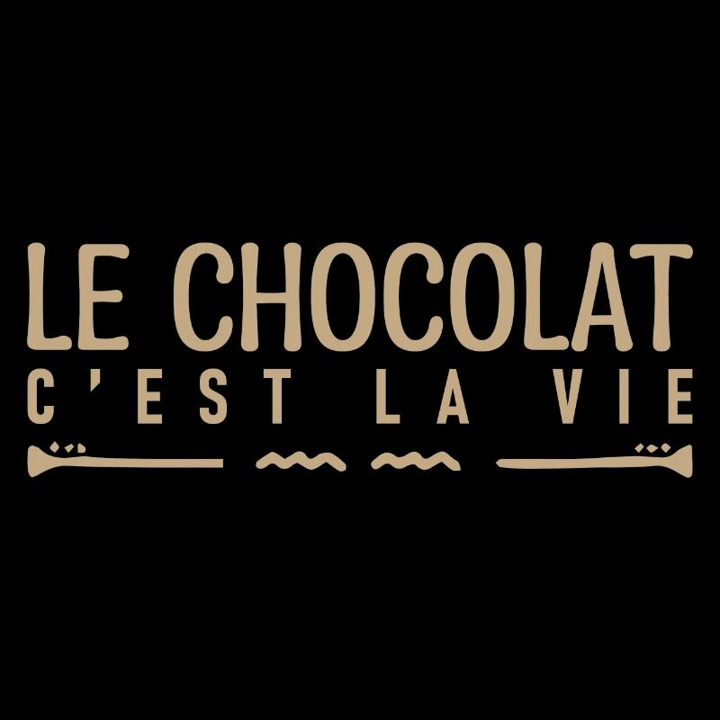 Le chocolat c'est la vie. j'aime le chocolat.