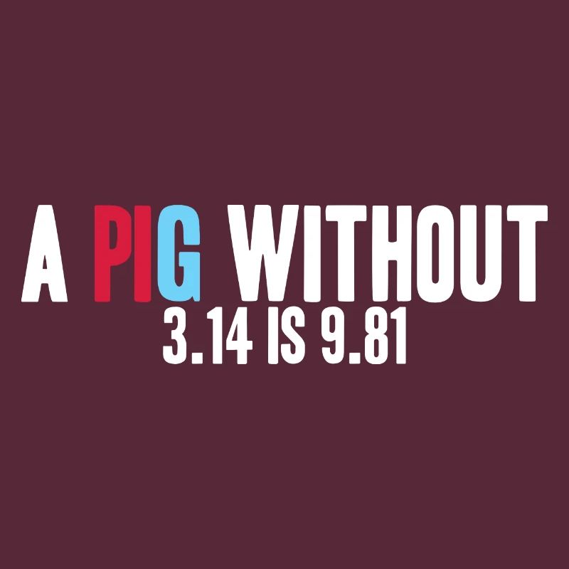 Math Physics - A PIG Without 3.14 Is 9.81