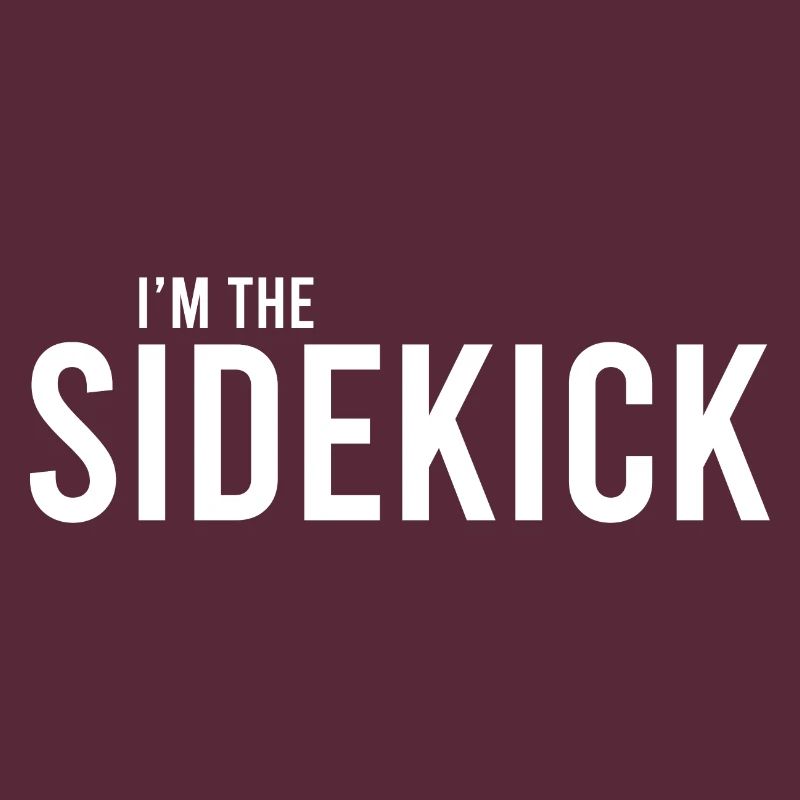 Ich bin der Sidekick Superheld Matching Kostüm Com