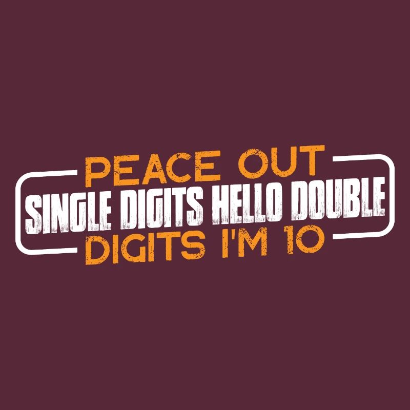 Acheter single Digits Hello Double Digits I’m 10 4