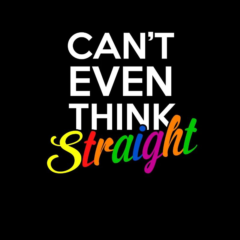 Normal denken Schwul lesbisch Spruch Straight