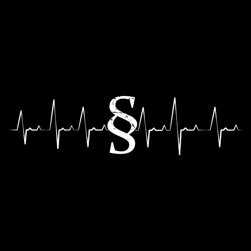 Paragraph Herzschlag EKG Heartbeat Geschenk