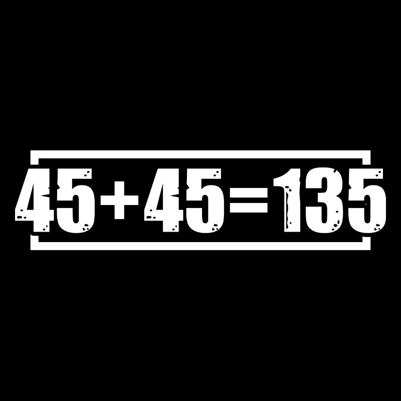 45 + 45 = 135 7