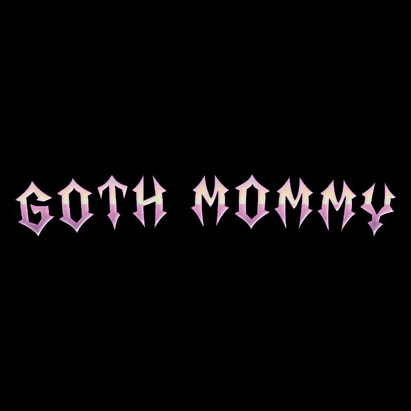 Maman gothique ! Esthétique gothique Croix Y2K
