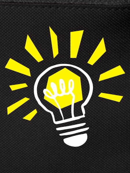 Light bulb shining