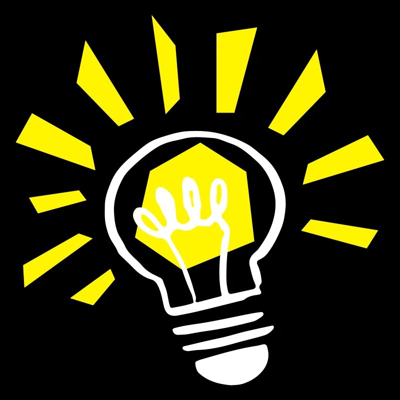 Glühbirne leuchtend / light bulb shining