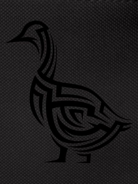 Duck Tribal Tattoo