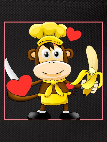 Banana monkey cooks