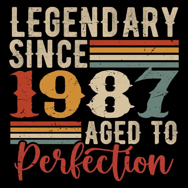 Legendary Since 1987 Birthday Gift 1987