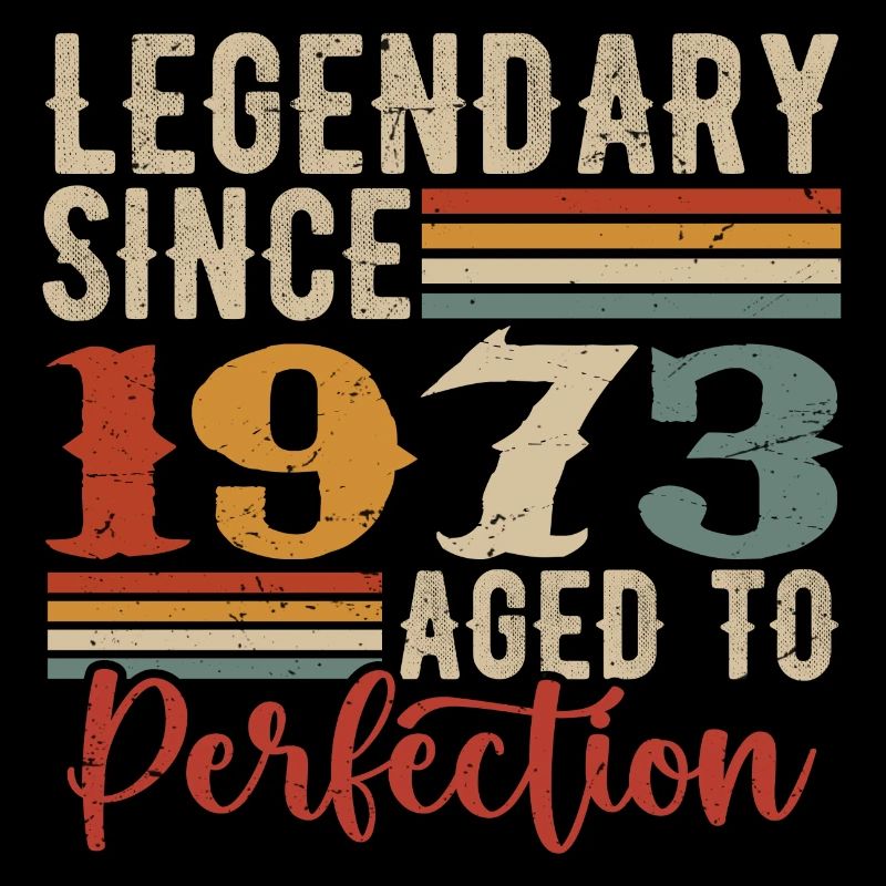 Legendary Since 1973 Birthday Gift 1973