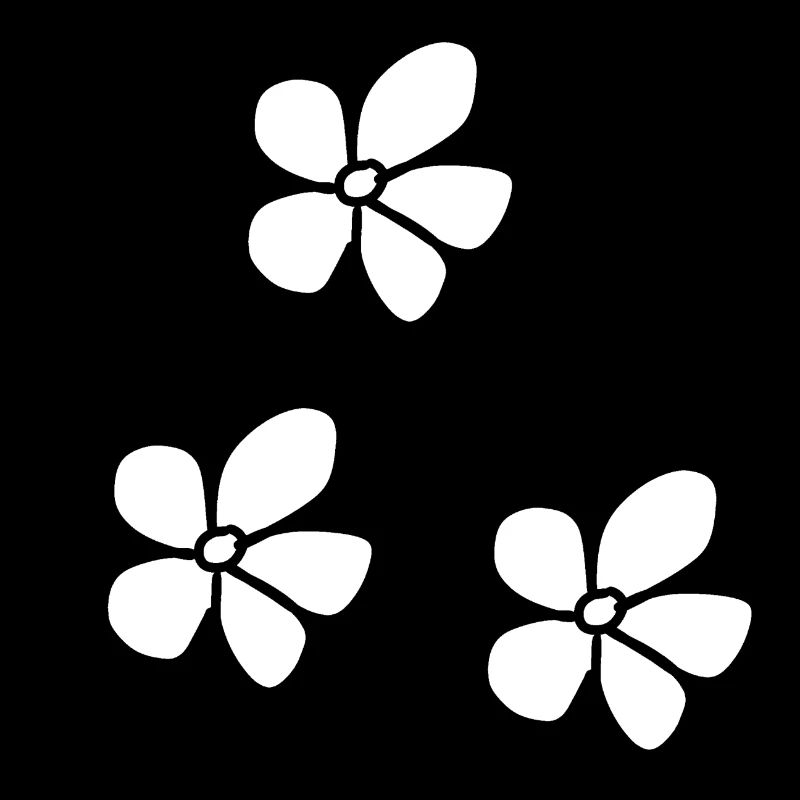 drei Blumen Blume Pflanze muster