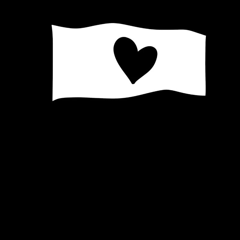 Drapeau Coeur Amour Symbole Forme