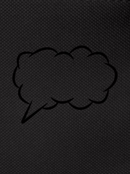 Speech bubble thought bubble